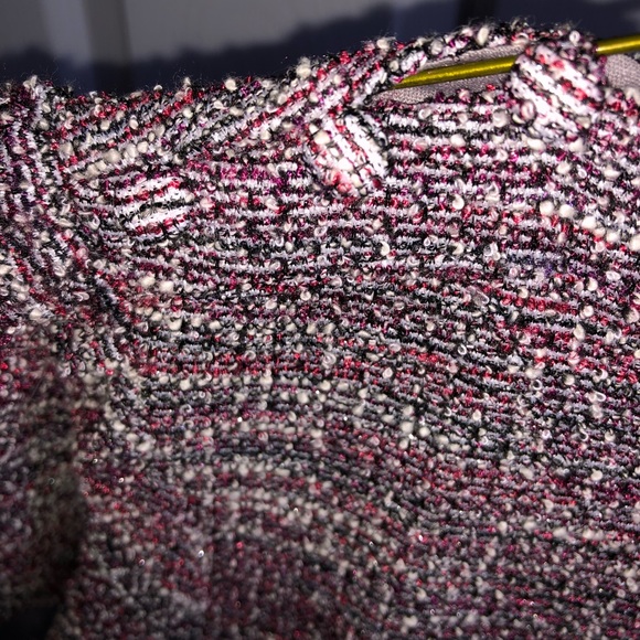 Sparkly red tweed a-line dress - Picture 2 of 6